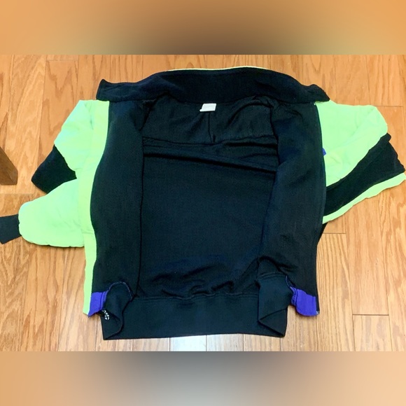 1990 Vintage Poly Fleece Fabric CANNONDALE Mountain Biking Athletic Jacket - Picture 9 of 14